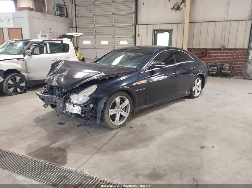 2006 Mercedes-benz Cls-klasse amg VIN WDDDJ76X76A050379 IAAI salvage auction — FRONT & REAR, Salvage (North Carolina), sold $375 on 2026-08-13 (photo 2)
