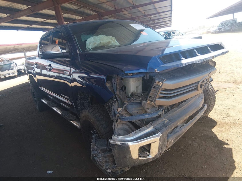 2015 Toyota Tundra VIN 5TFDW5F19FX438335 IAAI salvage auction — FRONT END, Salvage Title, sold $6,300 on 2026-07-21 (photo 1)