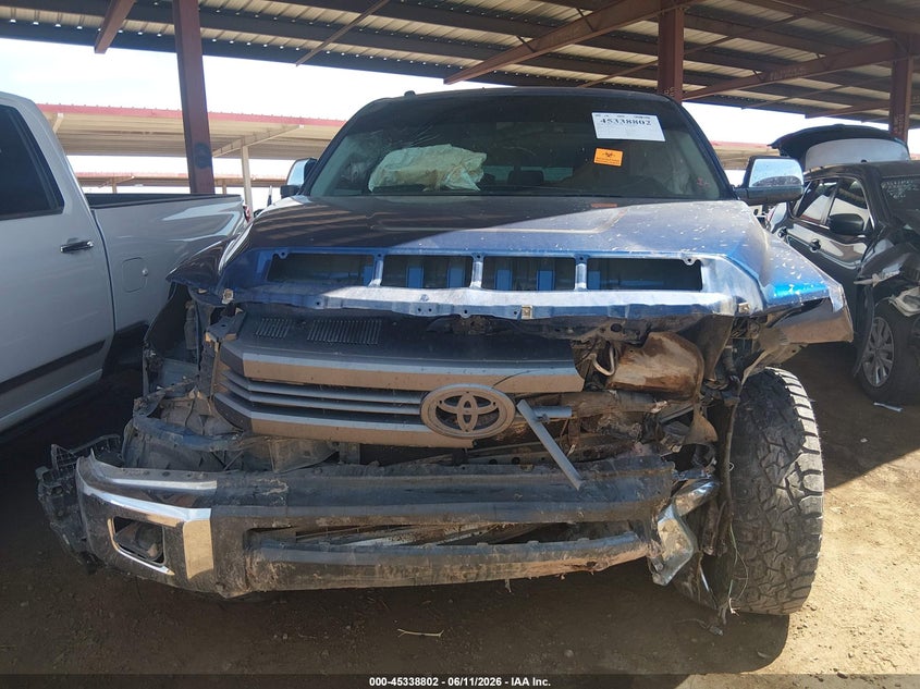 2015 Toyota Tundra VIN 5TFDW5F19FX438335 IAAI salvage auction — FRONT END, Salvage Title, sold $6,300 on 2026-07-21 (photo 6)
