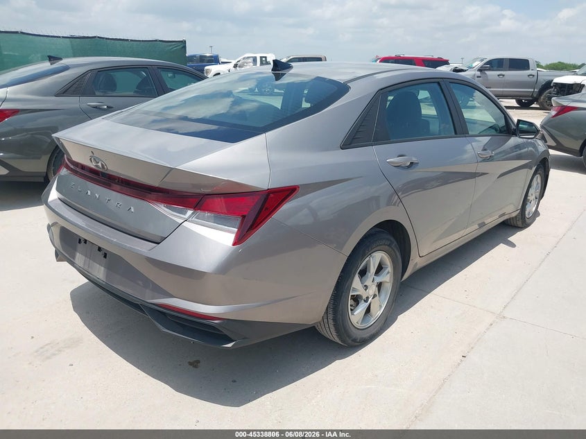 2023 Hyundai Elantra VIN KMHLL4AG1PU550958 IAAI salvage auction — RIGHT SIDE, Sf97 (Texas), sold $13,050 on 2026-07-07 (photo 4)