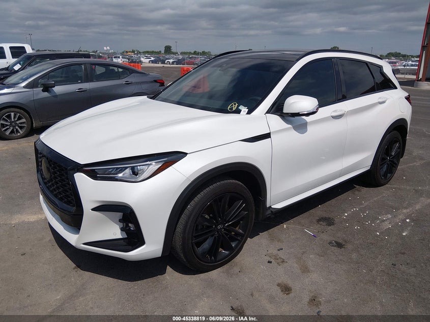 2024 Infiniti Qx50 VIN 3PCAJ5FB8RF103026 IAAI salvage auction — RIGHT REAR, Salvage (Illinois), sold $9,600 on 2026-07-28 (photo 2)