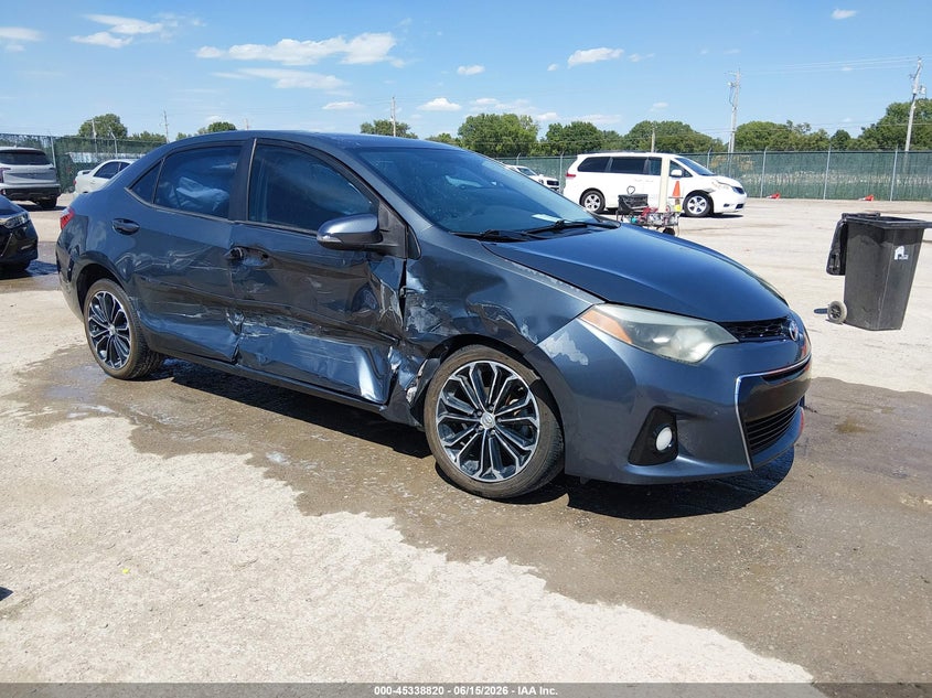 2016 Toyota Corolla VIN 5YFBURHEXGP432645 IAAI salvage auction — RIGHT SIDE, Salvage (Kansas), sold $3,575 on 2026-07-17 (photo 1)