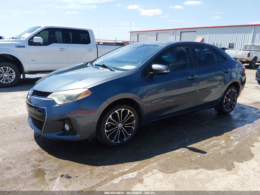 2016 Toyota Corolla VIN 5YFBURHEXGP432645 IAAI salvage auction — RIGHT SIDE, Salvage (Kansas), sold $3,575 on 2026-07-17 (photo 2)