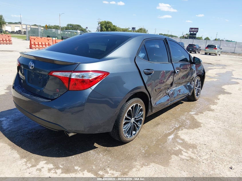 2016 Toyota Corolla VIN 5YFBURHEXGP432645 IAAI salvage auction — RIGHT SIDE, Salvage (Kansas), sold $3,575 on 2026-07-17 (photo 4)
