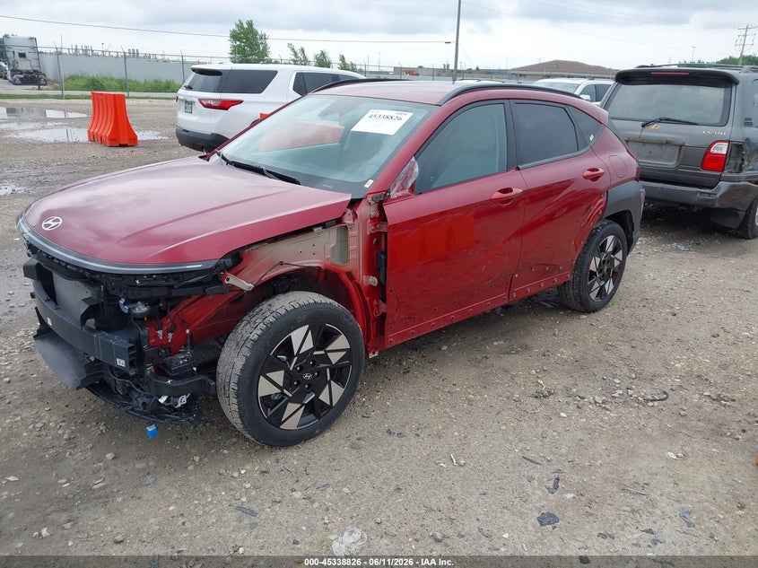 2025 Hyundai Kona VIN KM8HB3AB5SU272176 IAAI salvage auction — FRONT END, Salvage Title, sold $4,650 on 2026-07-23 (photo 2)