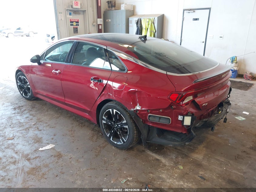 2022 Kia K5 VIN 5XXG64J23NG108011 IAAI salvage auction — REAR END, Clear (Michigan), sold $6,700 on 2026-07-21 (photo 3)