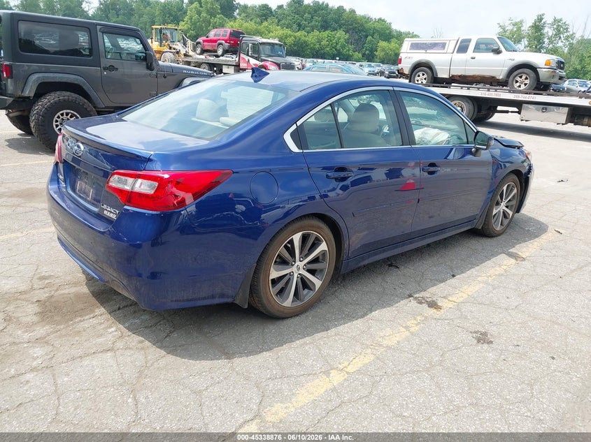 2017 Subaru LEGACY VIN 4S3BNAN61H3057279 IAAI salvage auction — FRONT END, Clear (Michigan), sold $1,450 on 2026-07-09 (photo 4)