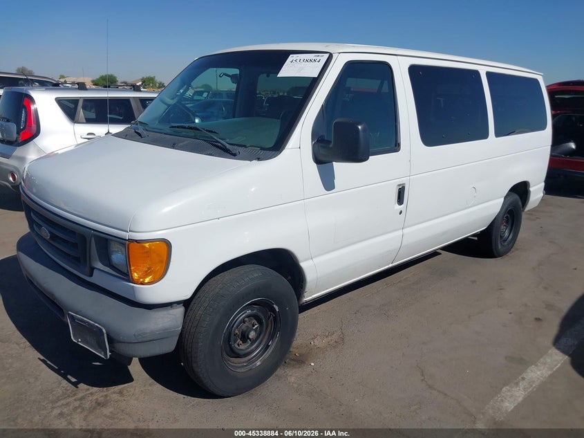 2003 Ford E 150 VIN 1FMRE11W33HB11449 IAAI salvage auction — RIGHT FRONT, Salvage (Arizona), sold $550 on 2026-07-07 (photo 2)