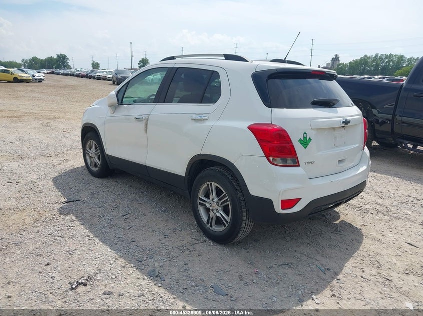 2017 Chevrolet Trax VIN KL7CJLSB6HB197778 IAAI salvage auction — NORMAL WEAR, Salvage Title, sold $450 on 2026-07-22 (photo 3)