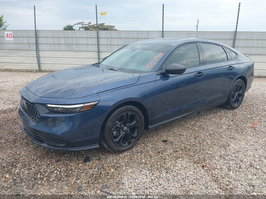 2025 Honda Accord VIN 1HGCY1F45SA037405 IAAI salvage auction — REAR END, Salvage Title, sold $11,300 on 2026-07-05 (photo 2)