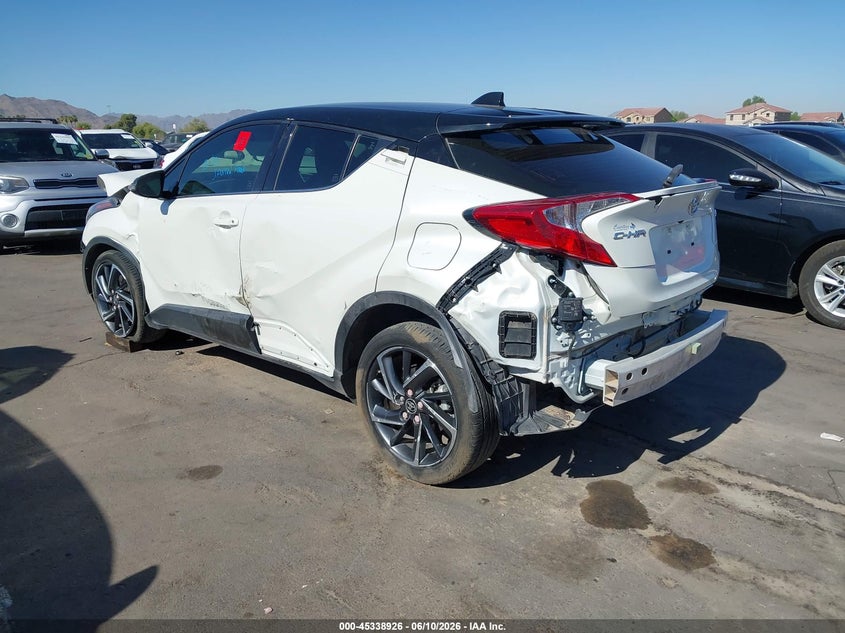 2021 Toyota C-hr VIN JTNKHMBX3M1107672 IAAI salvage auction — FRONT & REAR, Salvage (Arizona), sold $2,800 on 2026-07-14 (photo 3)