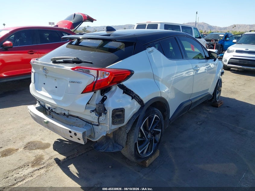 2021 Toyota C-hr VIN JTNKHMBX3M1107672 IAAI salvage auction — FRONT & REAR, Salvage (Arizona), sold $2,800 on 2026-07-14 (photo 4)