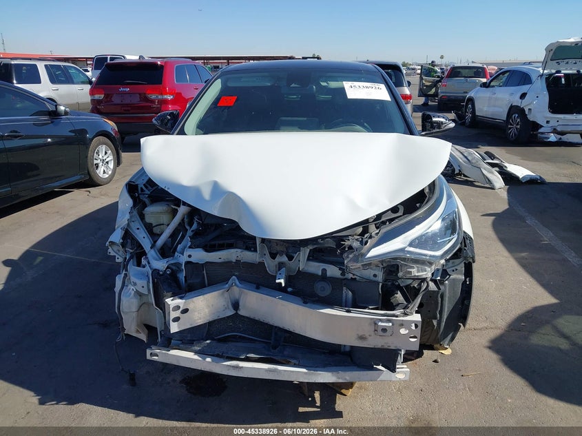 2021 Toyota C-hr VIN JTNKHMBX3M1107672 IAAI salvage auction — FRONT & REAR, Salvage (Arizona), sold $2,800 on 2026-07-14 (photo 6)