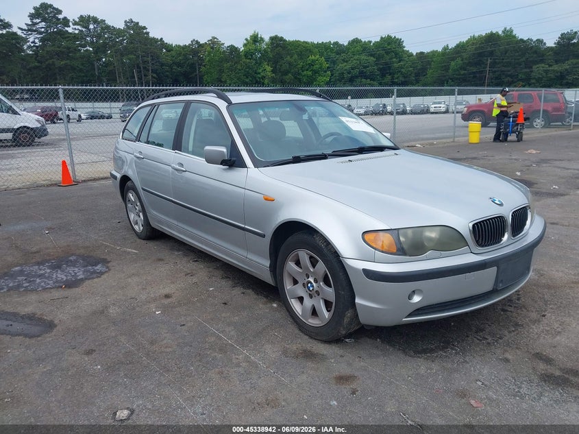 2004 BMW 3er VIN WBAEP33444PF03660 IAAI salvage auction — REAR END, Salvage (Georgia), sold $300 on 2026-07-15 (photo 1)