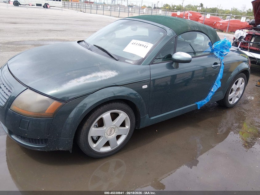 2001 Audi Tt VIN TRUTC28N911001505 IAAI salvage auction — NORMAL WEAR, Clear (Louisiana), sold $250 on 2026-07-29 (photo 2)