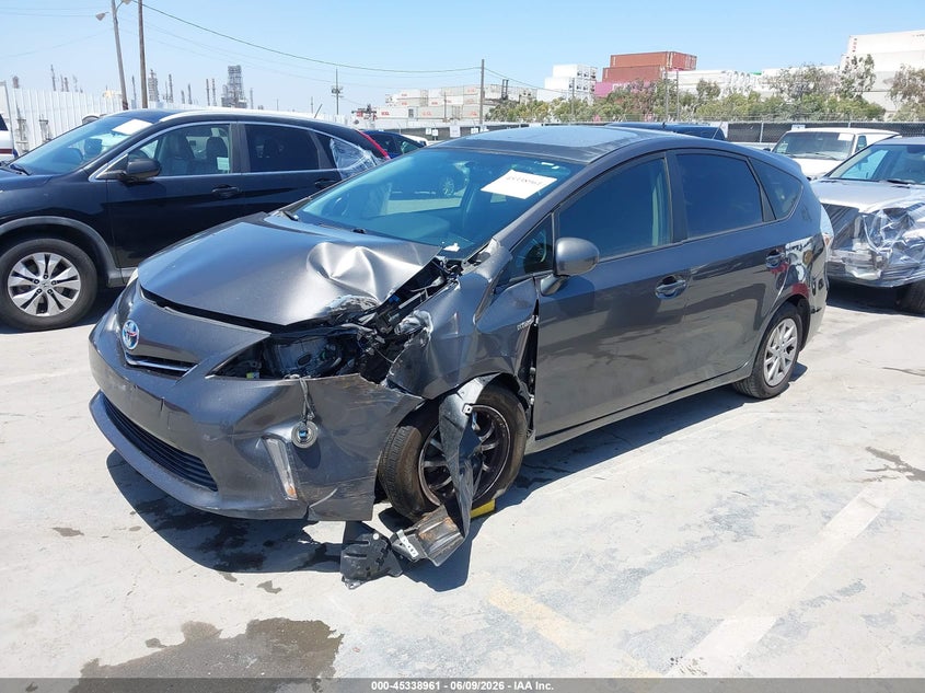 2014 Toyota Prius v VIN JTDZN3EU8EJ015143 IAAI salvage auction — FRONT END, Salvage (Arizona), sold $1,650 on 2026-07-08 (photo 2)