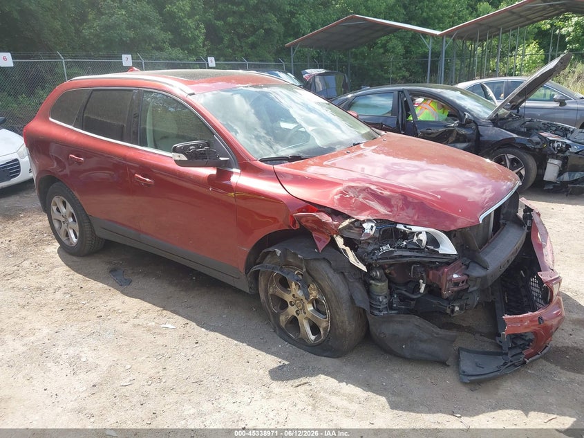2013 Volvo Xc60 VIN YV4952DZ2D2442766 IAAI salvage auction — FRONT END, Salvage - Greater Than 75% (Maryland), sold $400 on 2026-08-11 (photo 1)