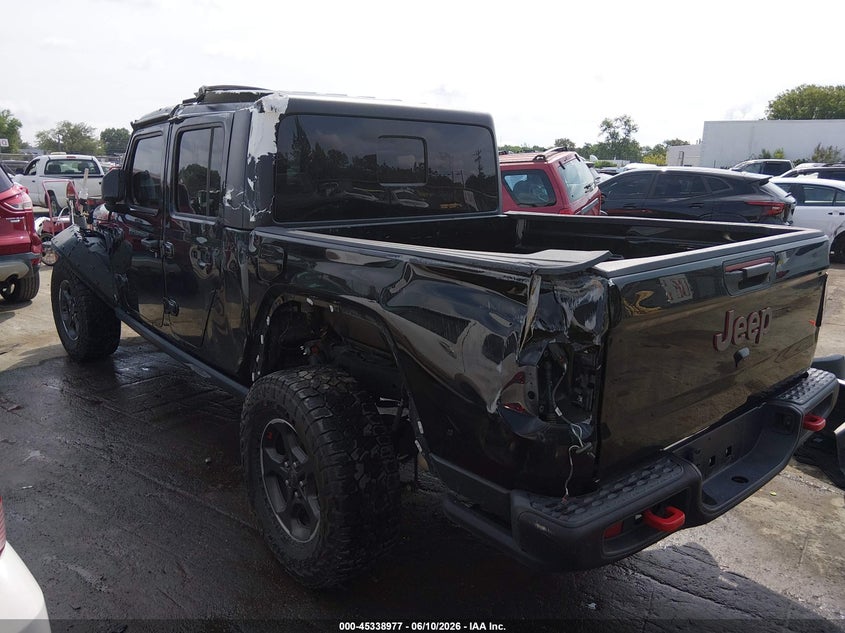 2023 Jeep Gladiator VIN 1C6JJTBG0PL581349 IAAI salvage auction — ROLLOVER, Salvage Title, sold $12,475 on 2026-08-31 (photo 3)