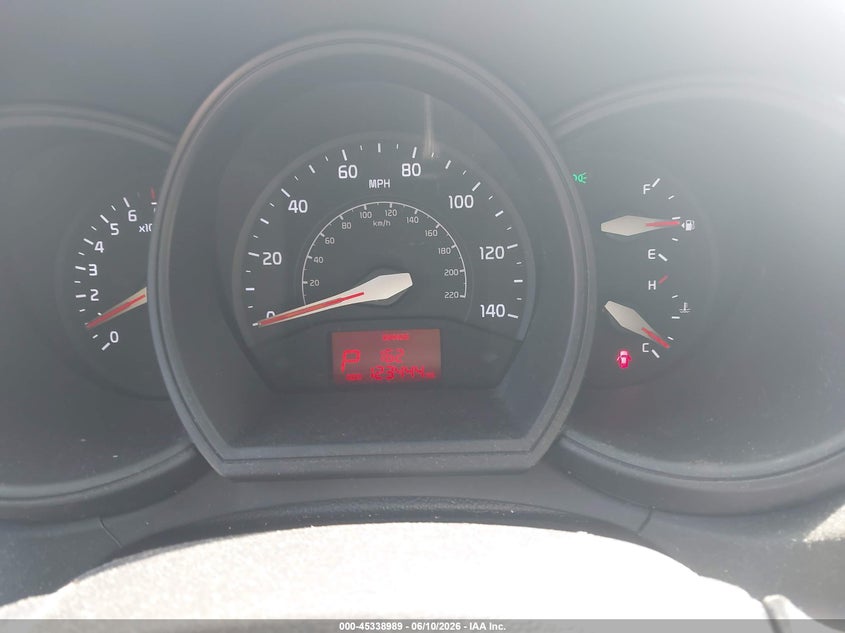 2014 Kia Rio VIN KNADM4A34E6377857 IAAI salvage auction — LEFT REAR, Salvage (Georgia), sold $575 on 2026-07-15 (photo 7)