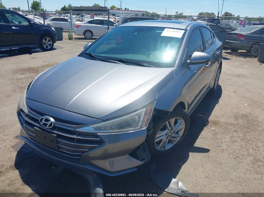 2019 Hyundai Elantra VIN KMHD84LF1KU857842 IAAI salvage auction — LEFT FRONT, Salvage (California), sold $2,975 on 2026-08-01 (photo 2)