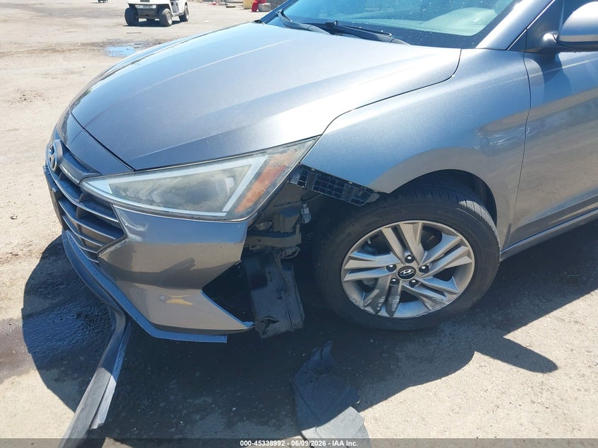2019 Hyundai Elantra VIN KMHD84LF1KU857842 IAAI salvage auction — LEFT FRONT, Salvage (California), sold $2,975 on 2026-08-01 (photo 6)
