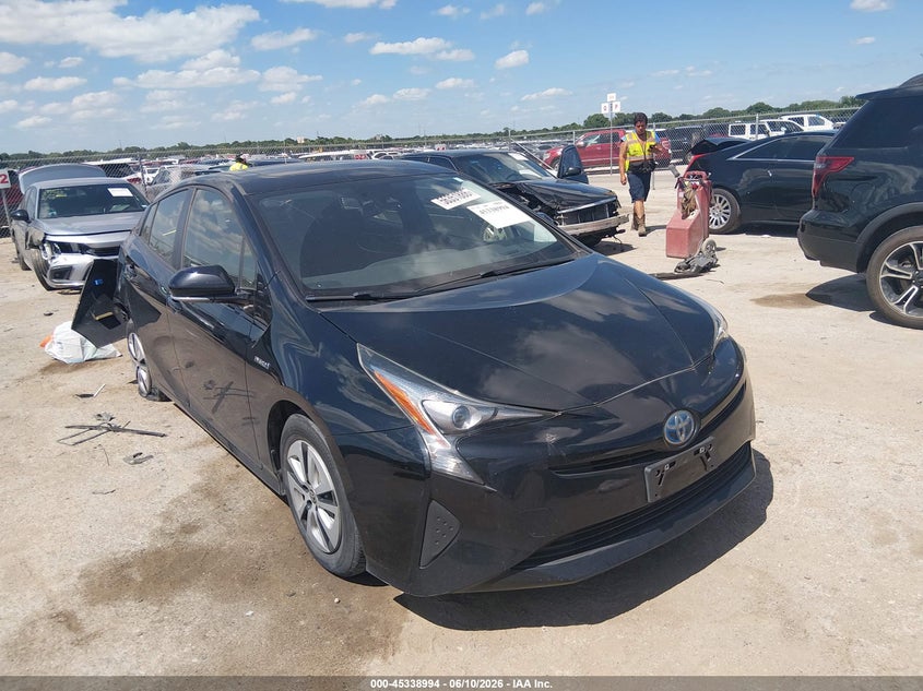 2016 Toyota Prius VIN JTDKARFU7G3504719 IAAI salvage auction — REAR END, Salvage (Texas), sold $2,200 on 2026-07-21 (photo 1)