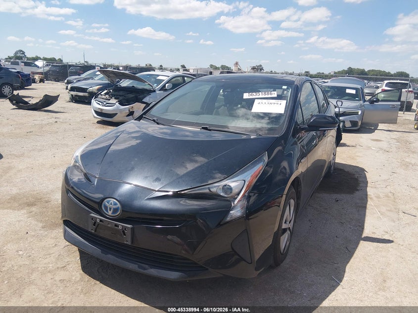 2016 Toyota Prius VIN JTDKARFU7G3504719 IAAI salvage auction — REAR END, Salvage (Texas), sold $2,200 on 2026-07-21 (photo 2)