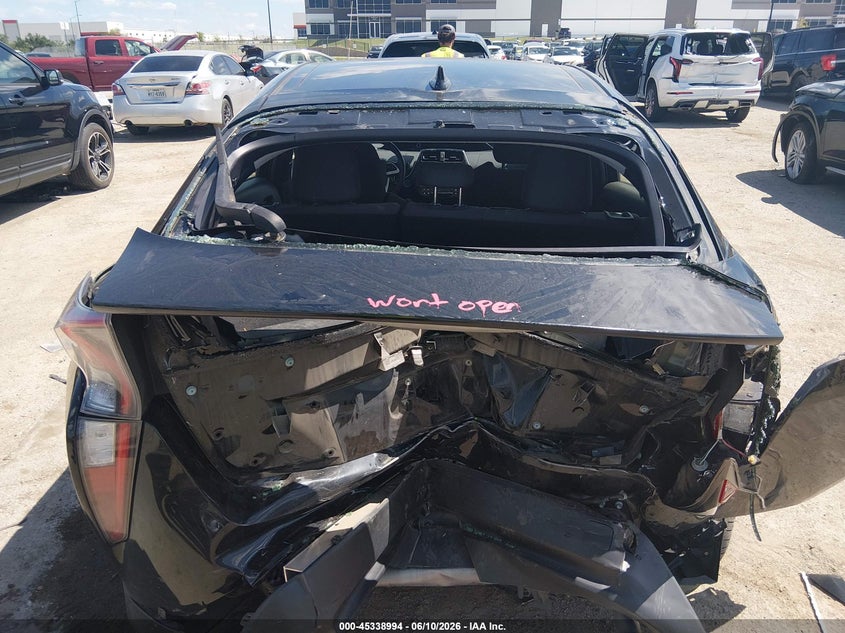 2016 Toyota Prius VIN JTDKARFU7G3504719 IAAI salvage auction — REAR END, Salvage (Texas), sold $2,200 on 2026-07-21 (photo 6)