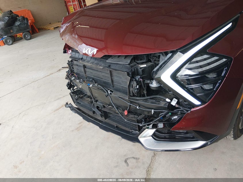 2025 Kia Sportage VIN 5XYK53DF6SG259485 IAAI salvage auction — FRONT END, Clear (Tennessee), sold $6,500 on 2026-07-29 (photo 6)