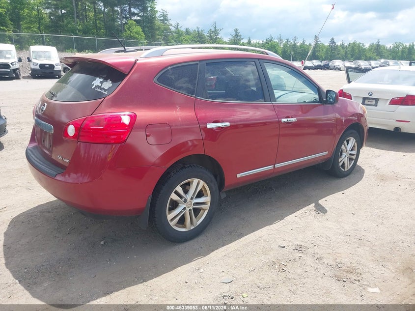 2013 Nissan Rogue VIN JN8AS5MV5DW124158 IAAI salvage auction — NORMAL WEAR, Clear (Massachusetts), sold $450 on 2026-07-24 (photo 4)