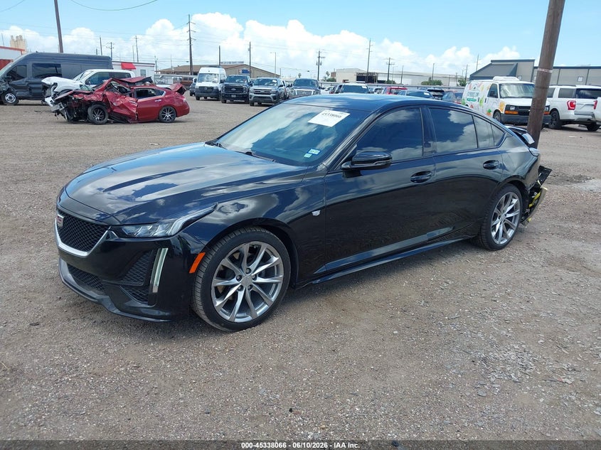 2021 Cadillac Ct5 VIN 1G6DP5RK4M0147526 IAAI salvage auction — REAR END, Salvage Title, sold $13,000 on 2026-08-29 (photo 2)