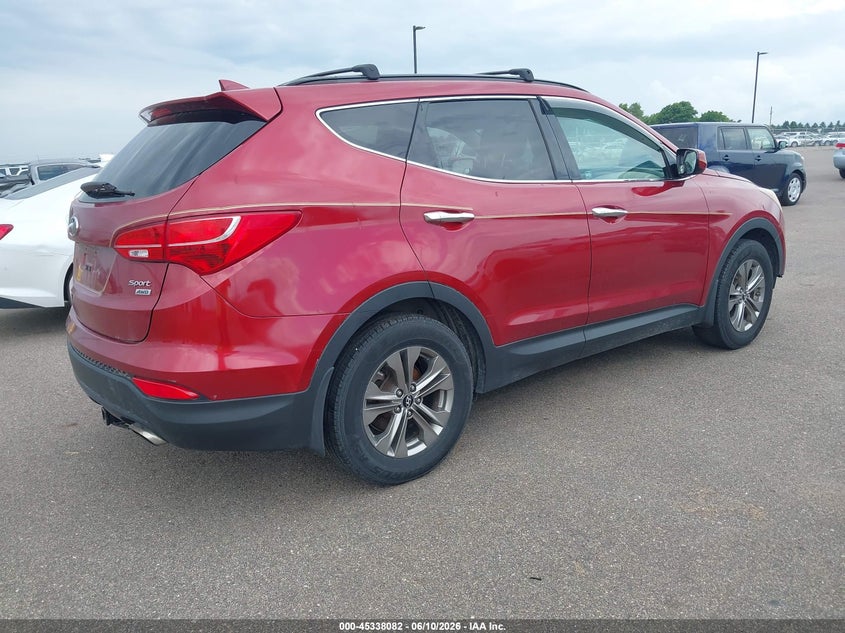 2014 Hyundai Santa fe VIN 5XYZUDLB8EG162413 IAAI salvage auction — FRONT END, Prior Salvage (Minnesota), sold $400 on 2026-08-27 (photo 4)
