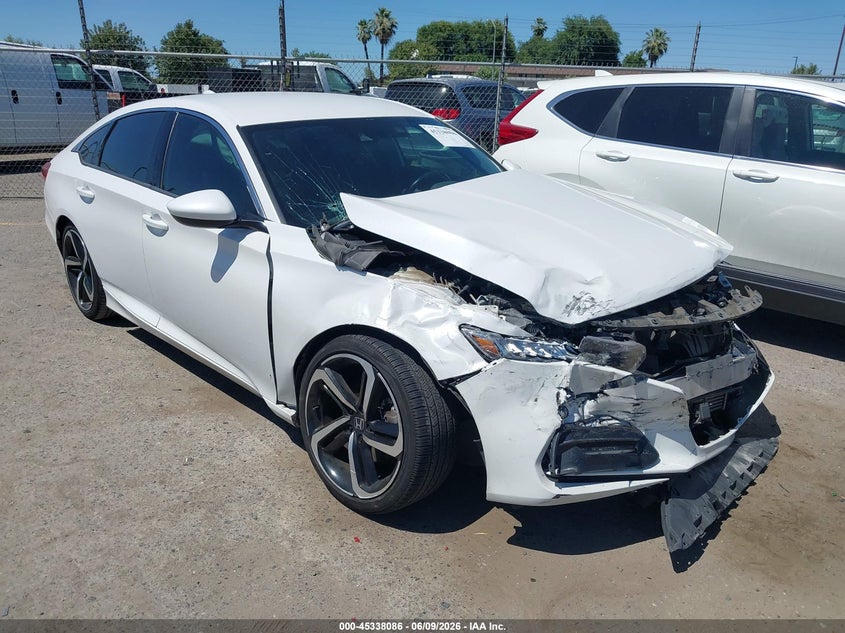 2020 Honda Accord VIN 1HGCV1F35LA107342 IAAI salvage auction — FRONT END, Salvage (California), sold $3,100 on 2026-07-20 (photo 1)