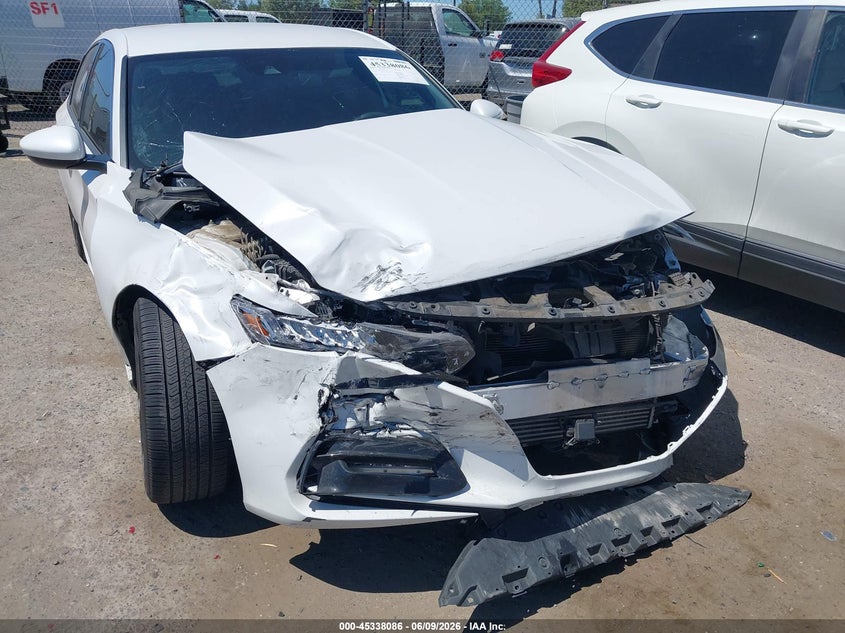 2020 Honda Accord VIN 1HGCV1F35LA107342 IAAI salvage auction — FRONT END, Salvage (California), sold $3,100 on 2026-07-21 (photo 6)