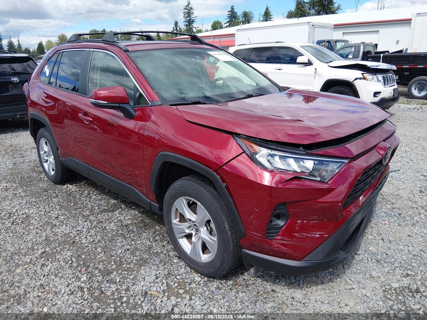2019 Toyota Rav 4 VIN JTMP1RFV8KD029356 IAAI salvage auction — FRONT END, Salvage Title, sold $8,100 on 2026-07-29 (photo 1)