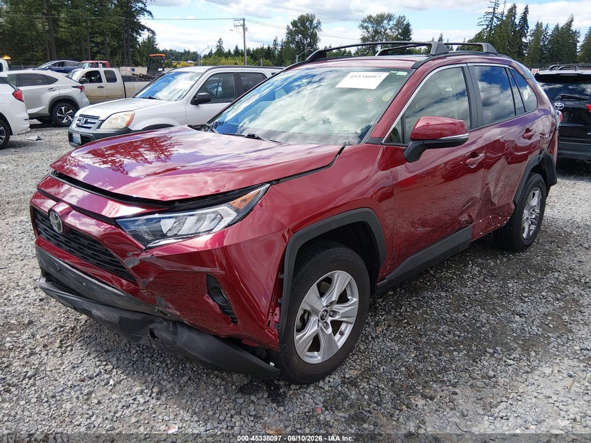 2019 Toyota Rav 4 VIN JTMP1RFV8KD029356 IAAI salvage auction — FRONT END, Salvage Title, sold $8,100 on 2026-07-29 (photo 2)