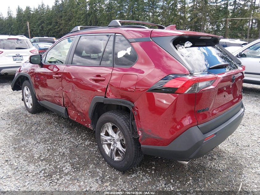 2019 Toyota Rav 4 VIN JTMP1RFV8KD029356 IAAI salvage auction — FRONT END, Salvage Title, sold $8,100 on 2026-07-29 (photo 3)