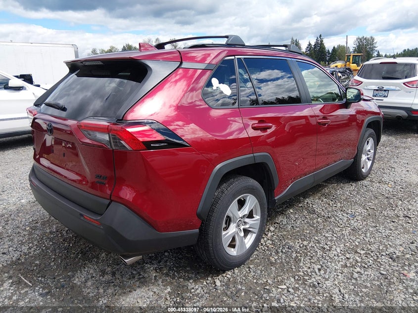 2019 Toyota Rav 4 VIN JTMP1RFV8KD029356 IAAI salvage auction — FRONT END, Salvage Title, sold $8,100 on 2026-07-29 (photo 4)