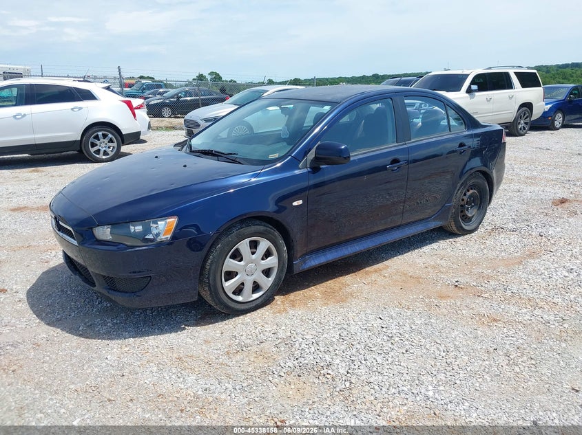 2014 Mitsubishi Lancer VIN JA32U2FU2EU011714 IAAI salvage auction — HAIL, Salvage Title, sold $425 on 2026-07-13 (photo 2)