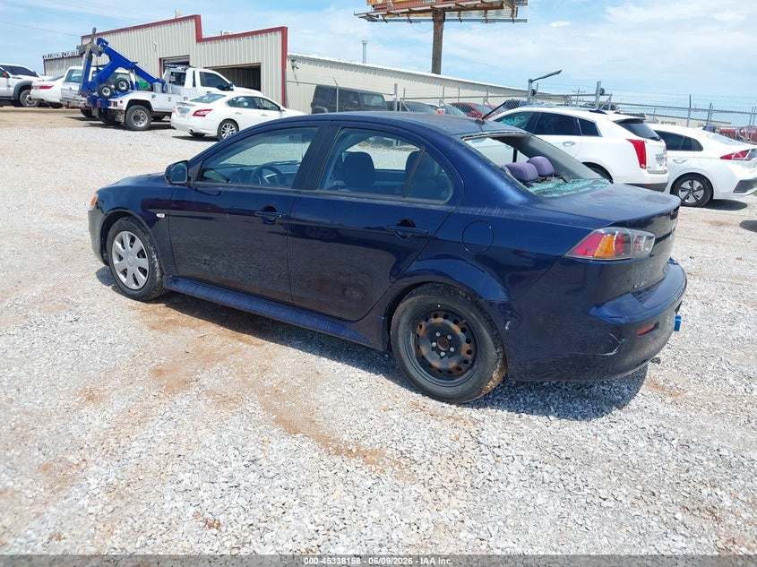 2014 Mitsubishi Lancer VIN JA32U2FU2EU011714 IAAI salvage auction — HAIL, Salvage Title, sold $425 on 2026-07-13 (photo 3)