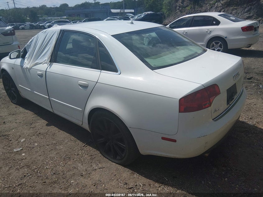 2007 Audi A4 VIN WAUDF78E57A131788 IAAI salvage auction — FRONT END, Salvage (Rhode Island), sold $25 on 2026-07-28 (photo 3)