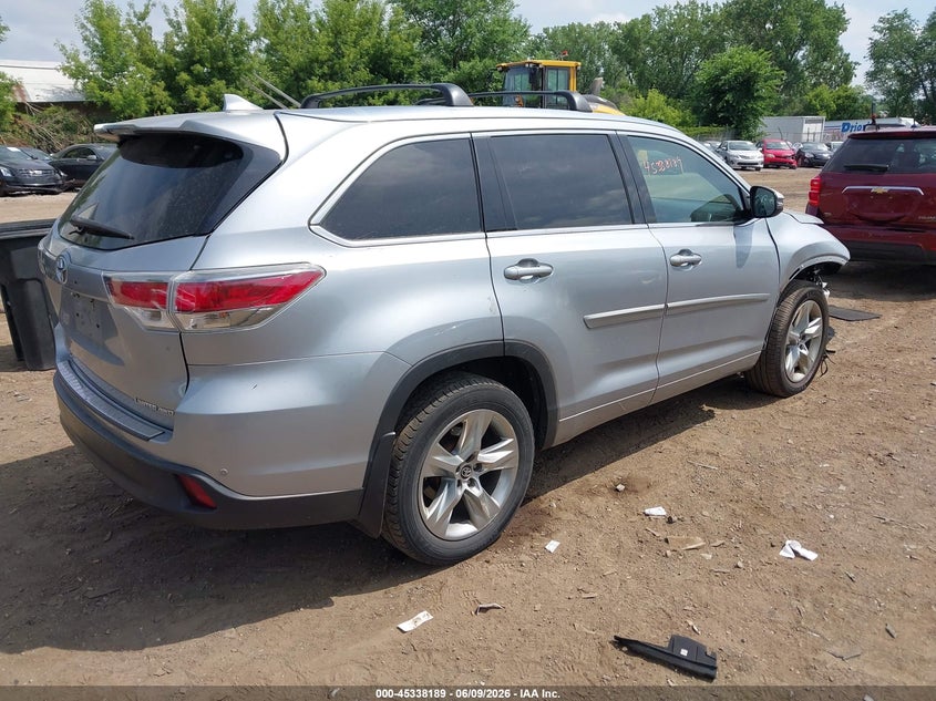 2016 Toyota Highlander VIN 5TDDKRFHXGS298688 IAAI salvage auction — FRONT END, Salvage (Minnesota), sold $6,500 on 2026-07-29 (photo 4)