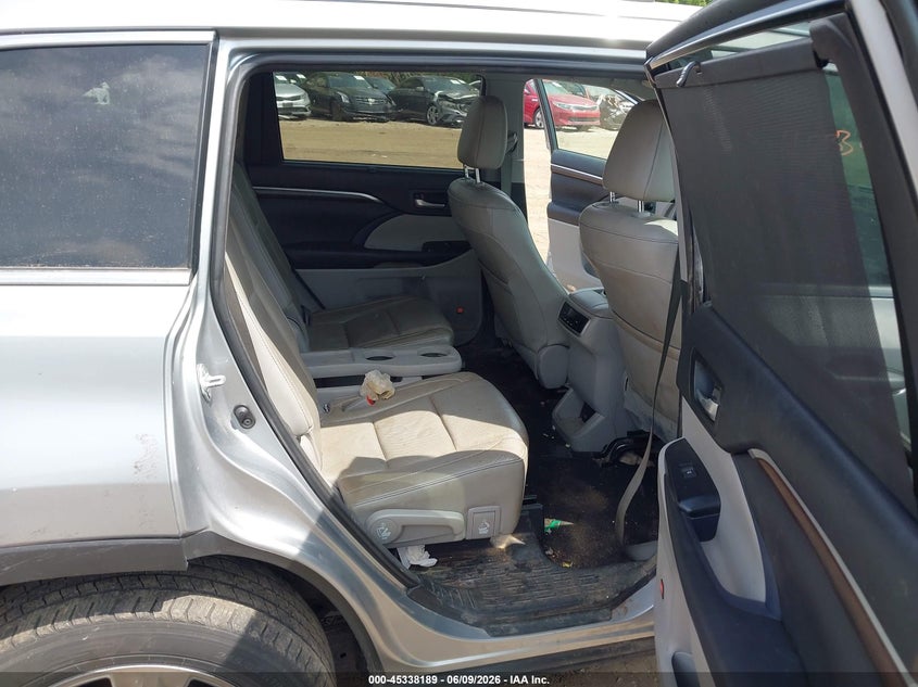 2016 Toyota Highlander VIN 5TDDKRFHXGS298688 IAAI salvage auction — FRONT END, Salvage (Minnesota), sold $6,500 on 2026-07-29 (photo 8)