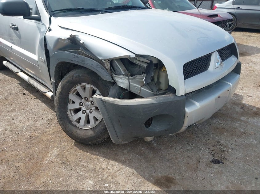2006 Mitsubishi Raider VIN 1Z7HC38K36S561733 IAAI salvage auction — RIGHT FRONT, Junk (Oklahoma), sold $850 on 2026-08-01 (photo 6)
