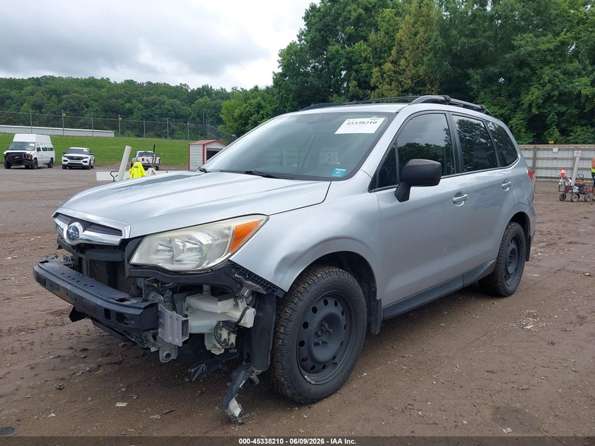 2015 Subaru Forester VIN JF2SJABC5FH460172 IAAI salvage auction — FRONT END, Clear (Tennessee), sold $800 on 2026-07-22 (photo 2)