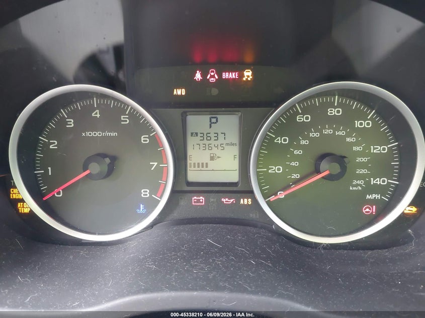 2015 Subaru Forester VIN JF2SJABC5FH460172 IAAI salvage auction — FRONT END, Clear (Tennessee), sold $800 on 2026-07-22 (photo 7)