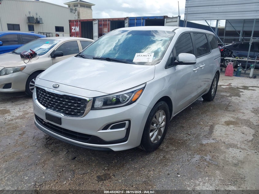2020 Kia SEDONA VIN KNDMA5C15L6625785 IAAI salvage auction — LEFT REAR, Original (Texas), sold $3,650 on 2026-07-20 (photo 2)