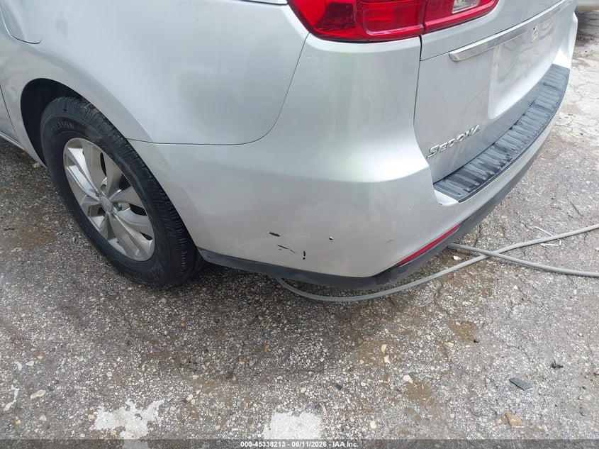 2020 Kia SEDONA VIN KNDMA5C15L6625785 IAAI salvage auction — LEFT REAR, Original (Texas), sold $3,650 on 2026-07-20 (photo 6)