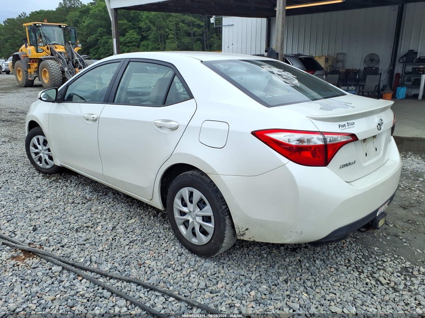 2016 Toyota Corolla VIN 5YFBPRHE2GP568002 IAAI salvage auction — NORMAL WEAR, Clear (Georgia), sold $2,750 on 2026-07-20 (photo 3)