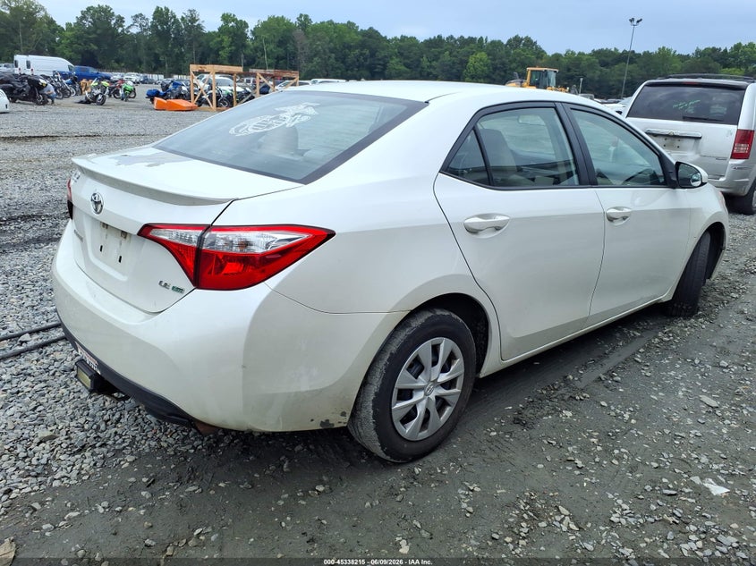 2016 Toyota Corolla VIN 5YFBPRHE2GP568002 IAAI salvage auction — NORMAL WEAR, Clear (Georgia), sold $2,750 on 2026-07-20 (photo 4)